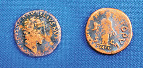 Roman copper coin