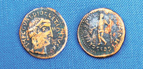 Roman copper coin