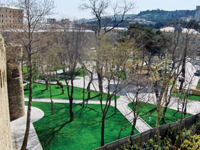 Present view of the Philharmonic garden