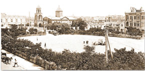 Parapet Square. The Square Lusavarich Church, which was built in 1871, in 1873 a school and a libarry were built in the church yard