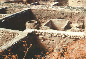 The ruins of ancient town Shabran, Devechi district