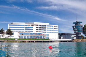 A view of the complex