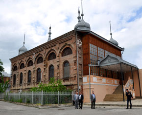 Synagogue. Red District, Quba, Azerbaijan