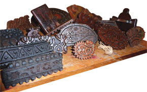 Kelagayi pattern stamps