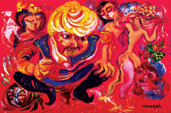 Illustration for the book “Dede Gorgud” by Anar, 2007